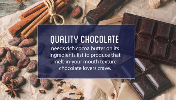 کیفیت بالای شکلات به چه عواملی بستگی دارد؟