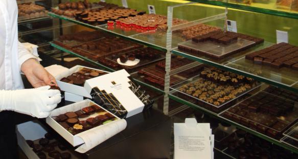 بازار فروش شکلات کاکائویی روسی و اکراینی